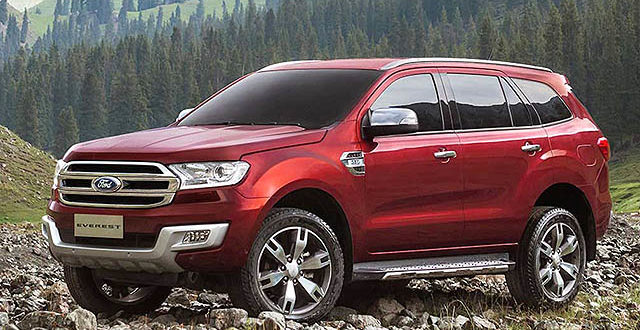 2018 Ford Everest side front