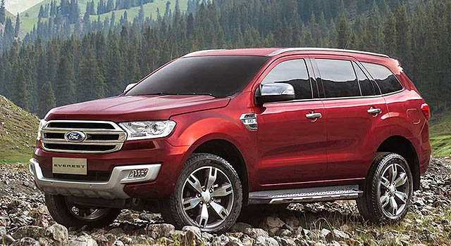 2018 Ford Everest side front