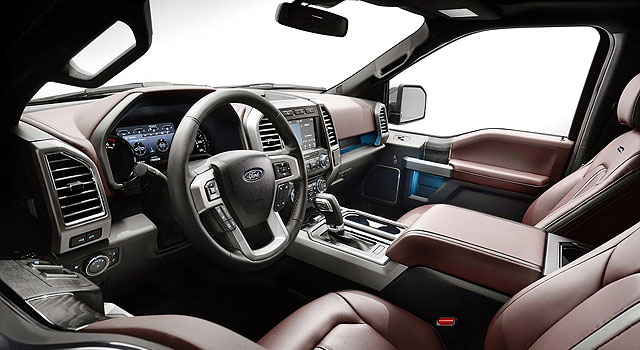 2019 Ford F-150 Diesel interior