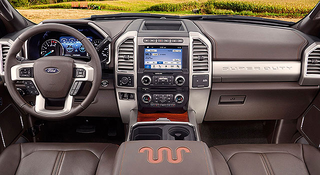 2019 Ford Super Duty interior