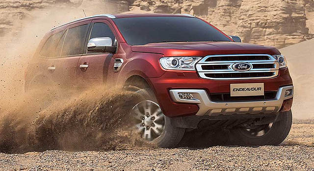 2019 Ford Endeavour front