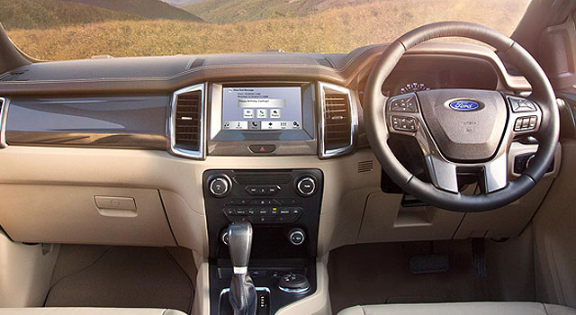 2019 Ford Endeavour interior