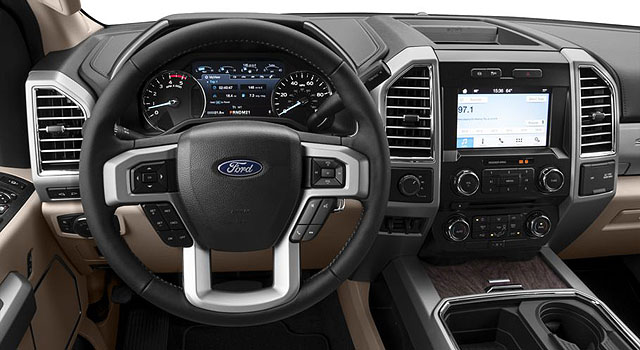 2019 Ford F-450 interior