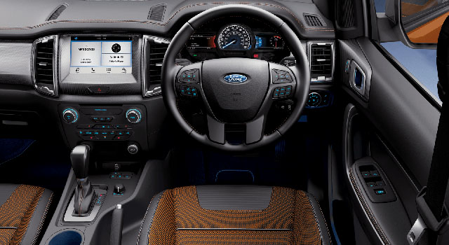 2019 Ford Ranger Wildtrak interior