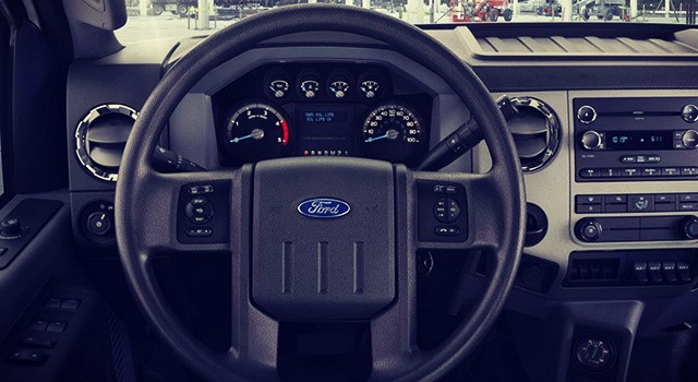 2019 Ford F-650 interior