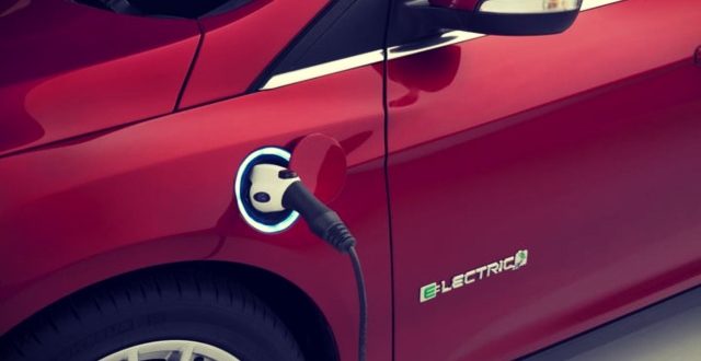 2019 Ford Model E charging