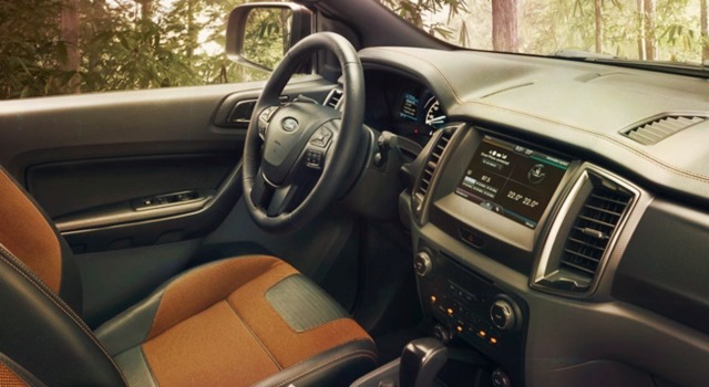 2019 Ford Ranger Raptor interior