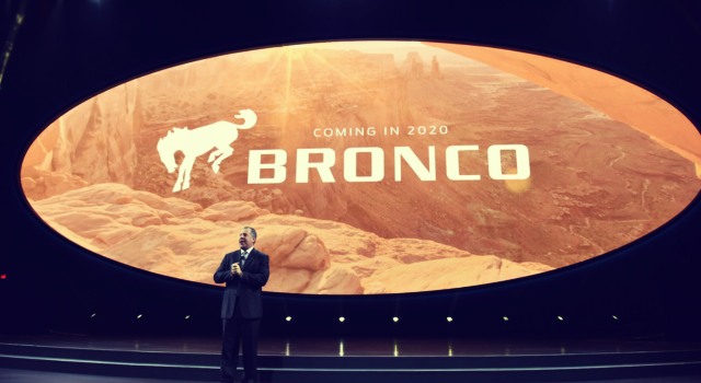 2020 Ford Bronco introduction