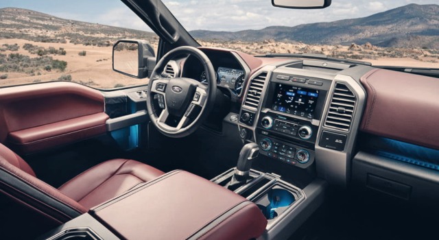 2020 Ford F150 Diesel interior