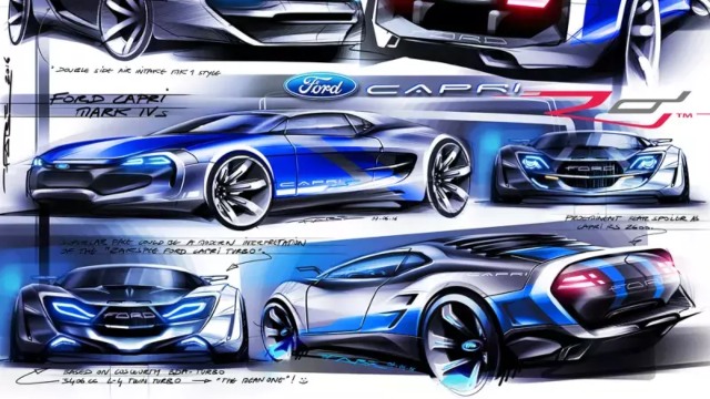 2021 Ford Capri renderings