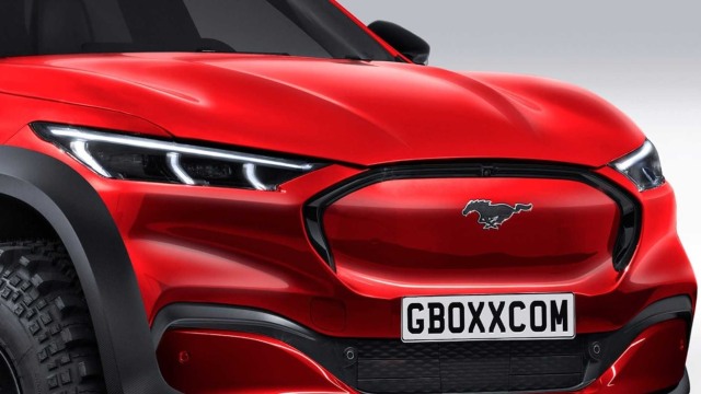 2021 Ford Mach-E Pickup Truck front