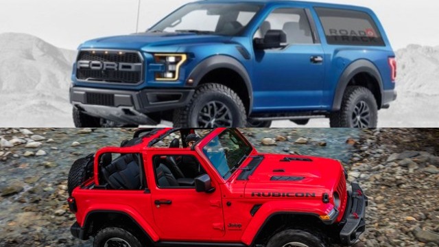 2021 Ford Bronco Raptor Wrangler Rubicon