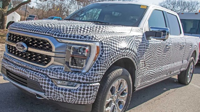 2021 Ford F-150 Hybrid spy shot