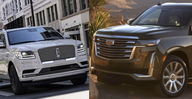 2021 Lincoln Navigator vs. 2021 Cadillac Escalade design