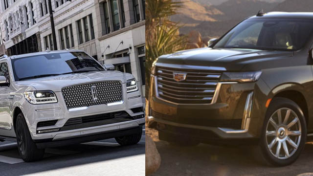 2021 Lincoln Navigator vs. 2021 Cadillac Escalade design