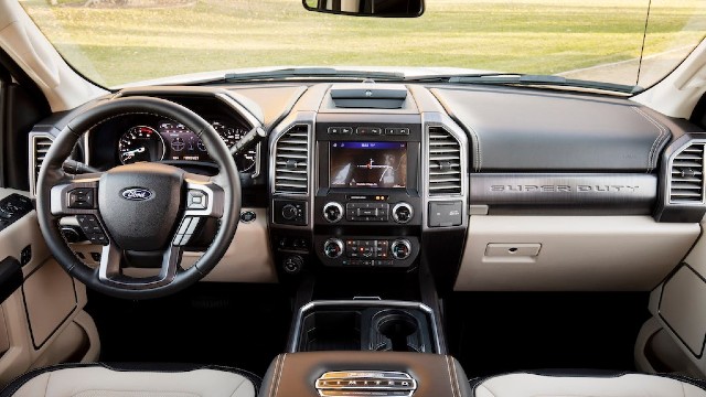 2022 Ford F-250 interior