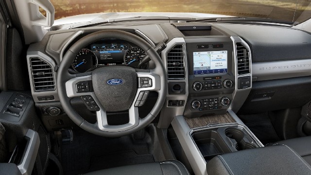 2022 Ford F-450 interior