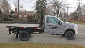 2023 Ford F-350 Chassis Cab spy shots